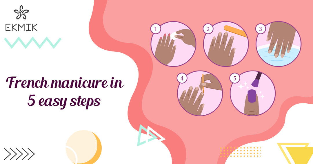 French manicure in 5 easy steps