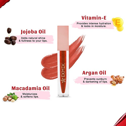 Tan Red - Non Drying Long Stay Liquid Lipstick (4.5ml)