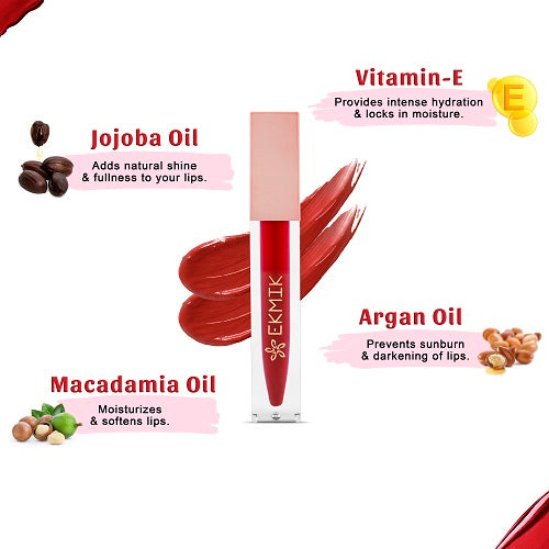 Red Spice - Non Drying Long Stay Liquid Lipstick (4.5ml)