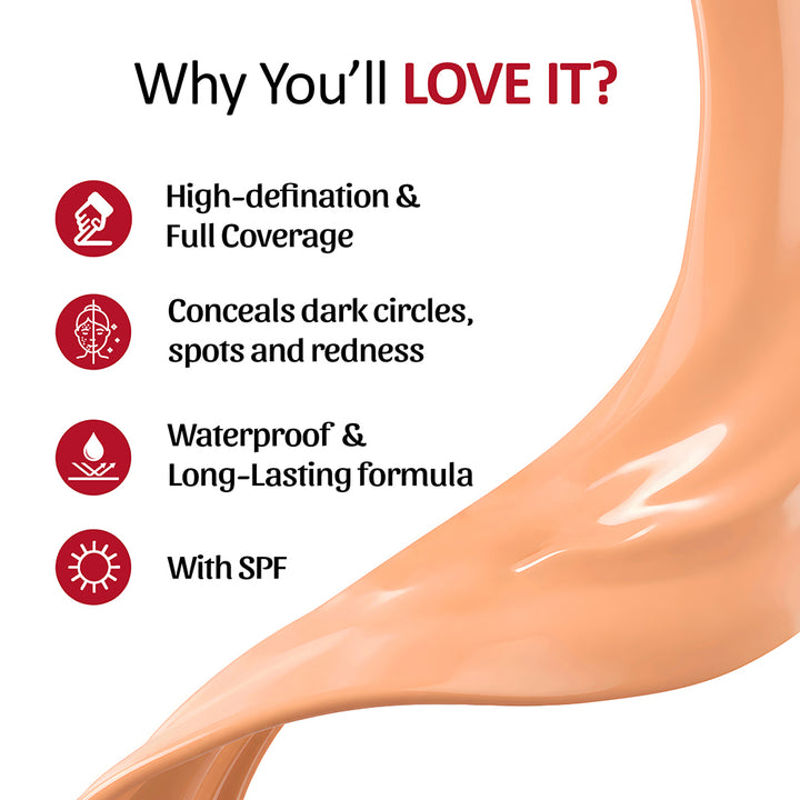 Peach Ivory - Long Wear Matte Foundation (30ml)