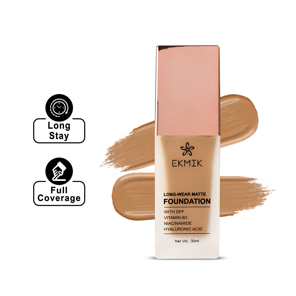Warm Chestnut - Long Wear Matte Foundation (30ml)