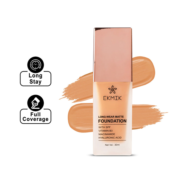 Natural Almond - Long Wear Matte Foundation (30ml)