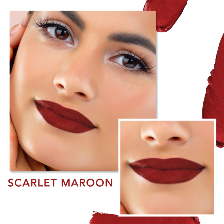 Scarlet Maroon - Comfy Lips Creme Matte Lipstick (4gms)