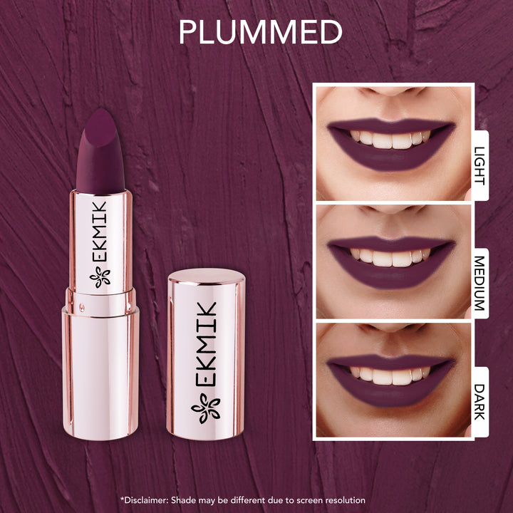 Plummed - Comfy Lips Creme Matte Lipstick (4gms)