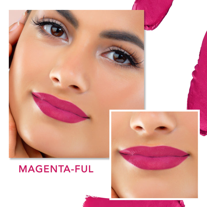 Magenta-ful - Comfy Lips Creme Matte Lipstick (4gms)