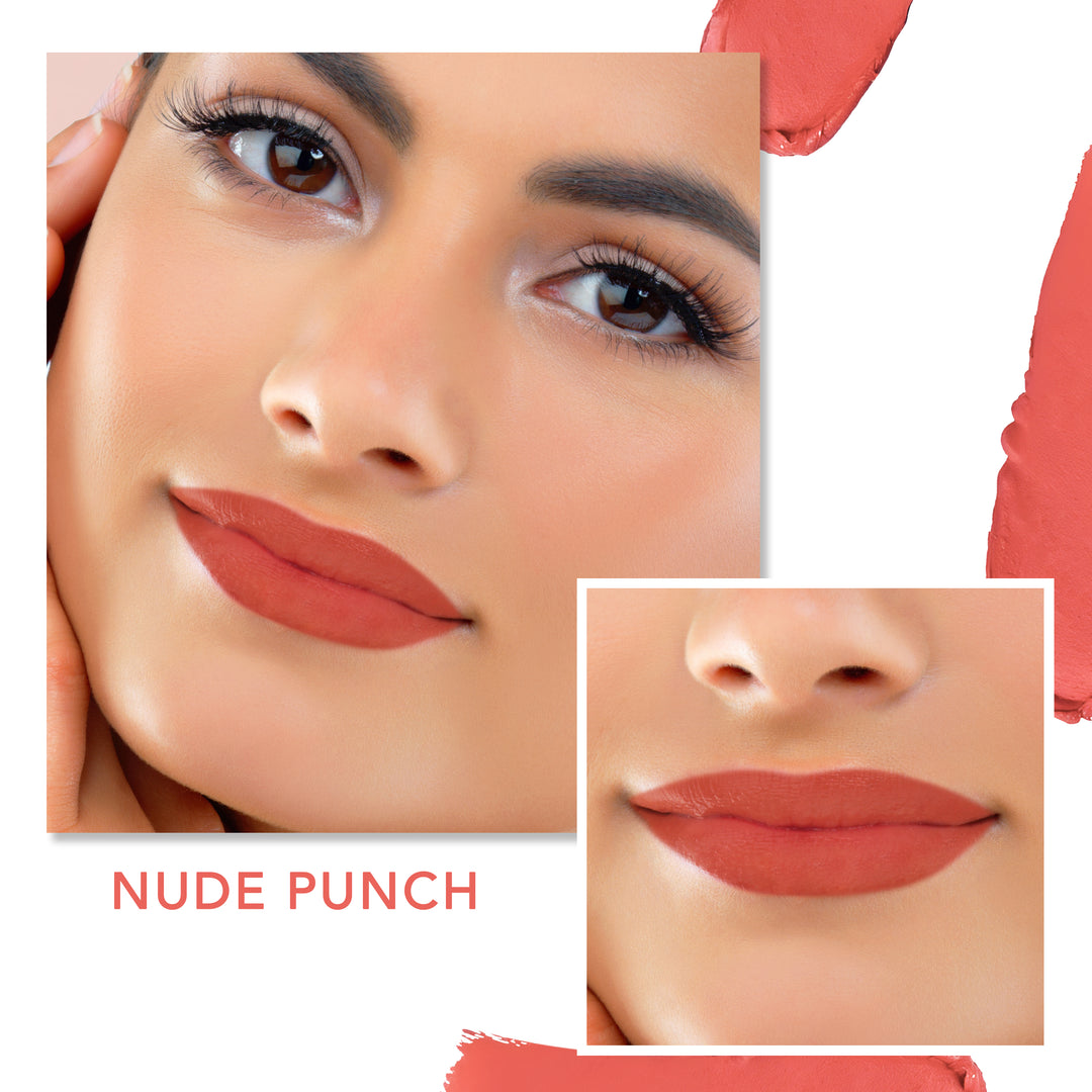 Nude Punch - Comfy Lips Creme Matte Lipstick (4gms)