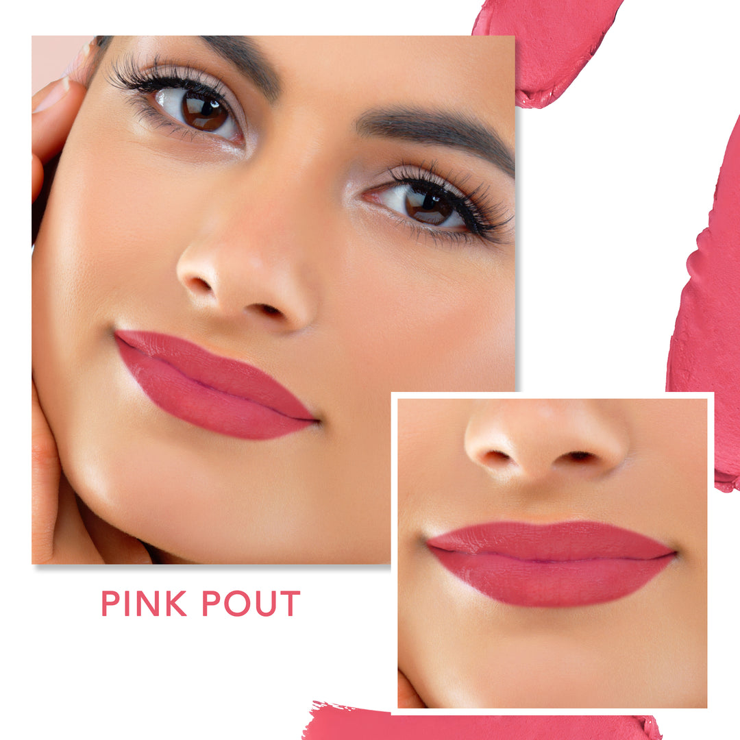 Pink Pout - Comfy Lips Creme Matte Lipstick (4gms)