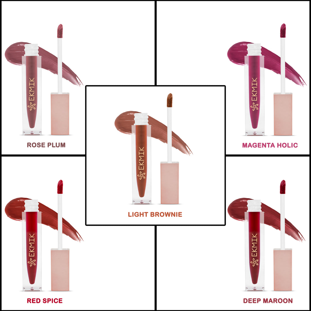 Liquid Lipstick Combo - Set of 5